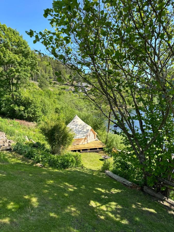 פורסגרון Glamping On Idyllic Lake, Paddle Boards & Rowboat מראה חיצוני תמונה